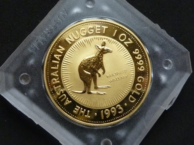 澳洲1993年袋鼠鸿运金币
